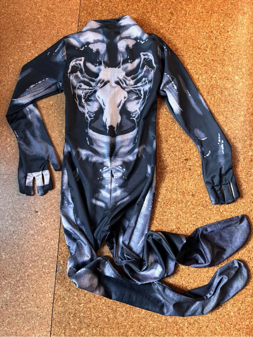 Youth Large Venom spider man One-Piece Costume